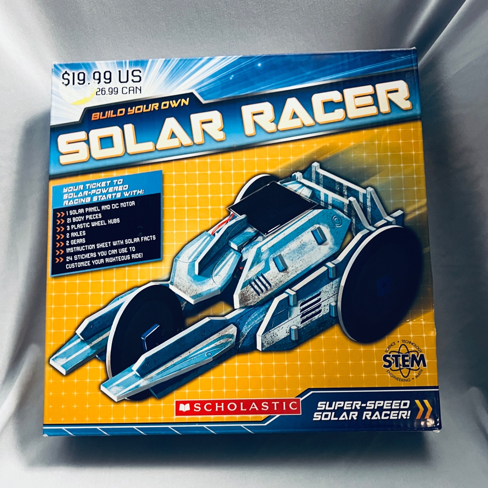 NIB Scholastic Build Your Own STEM Solar Racer