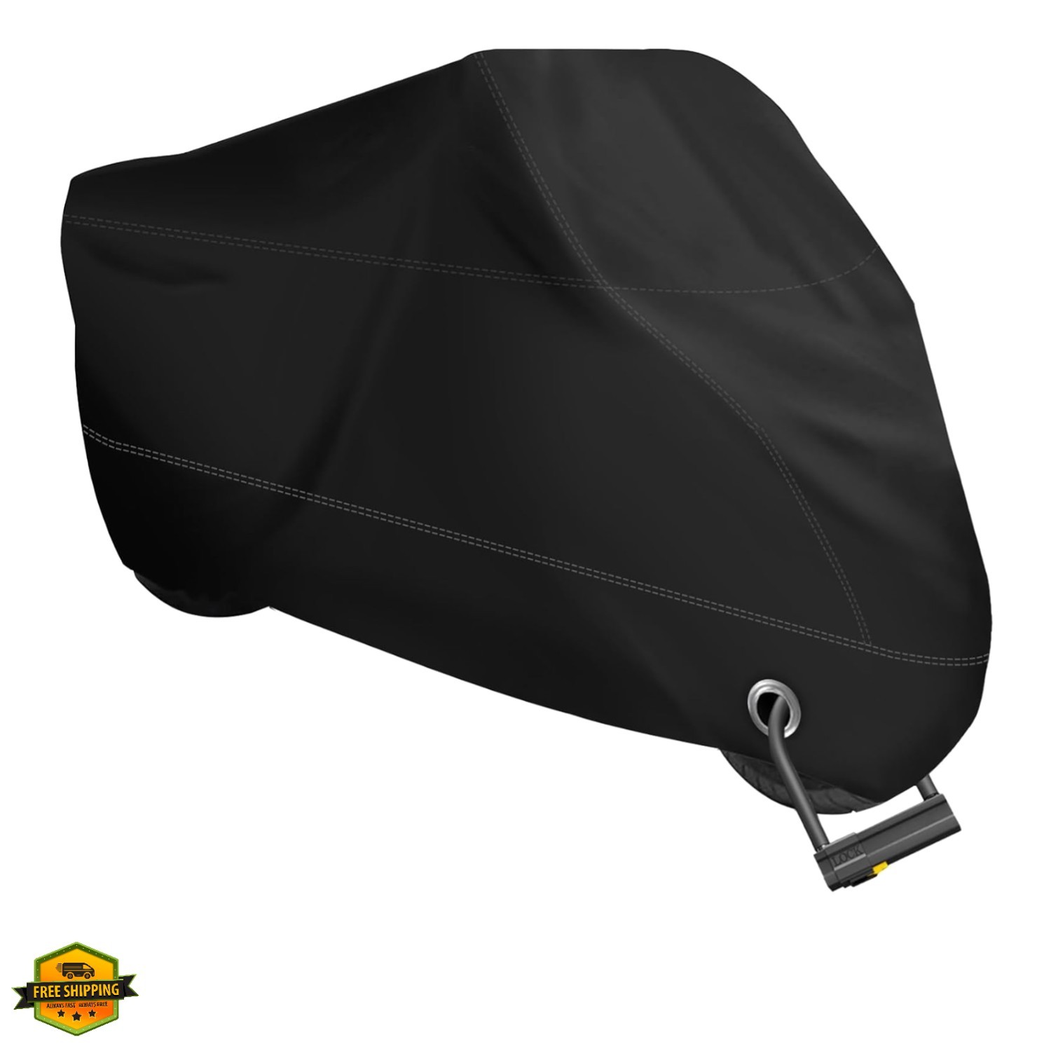 Motorcycle Cover -Waterproof Outdoor Storage Bag,Made of Heavy Duty Material,…