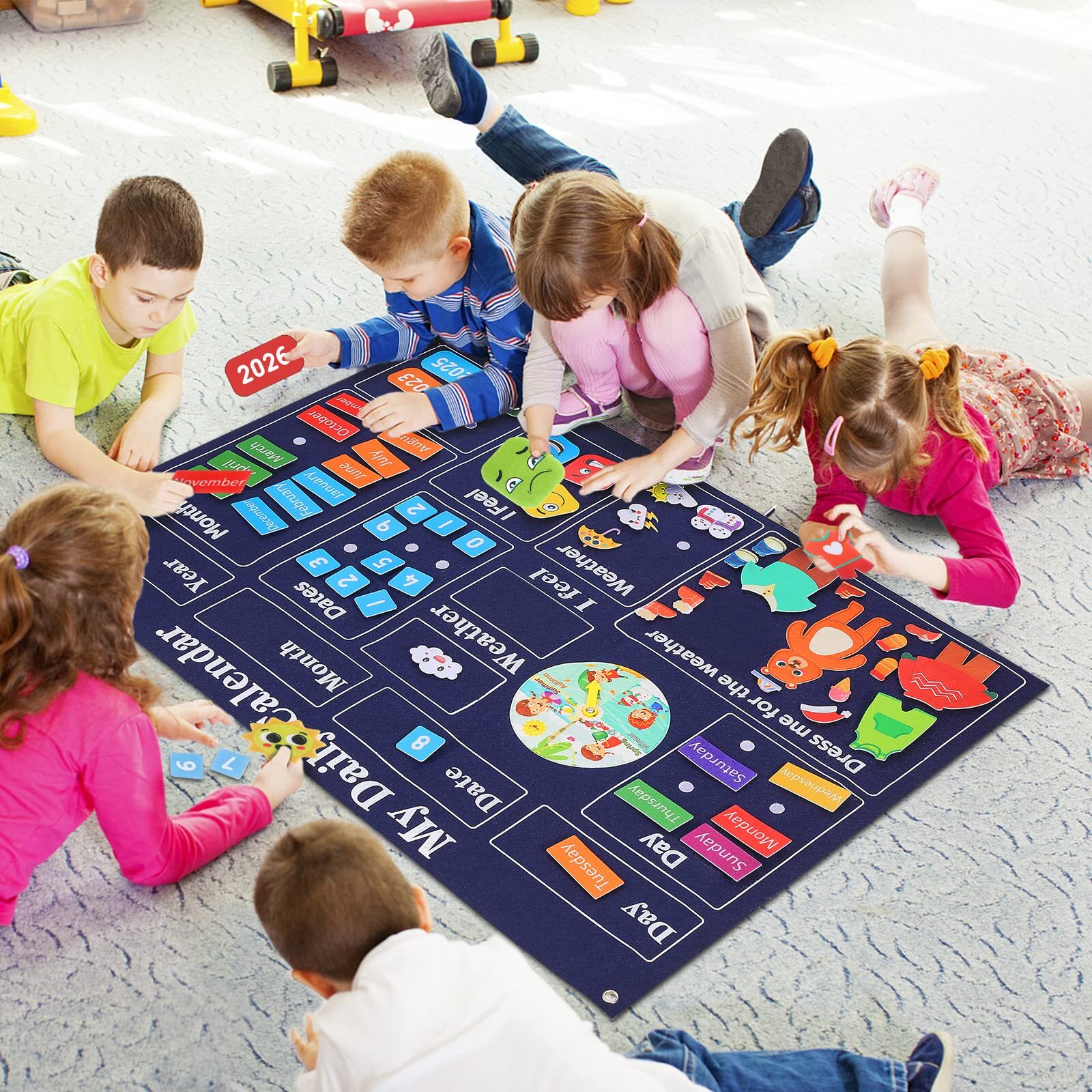 My First Daily Calendar-Preschool Classroom Must Haves Circle Time Learning C…