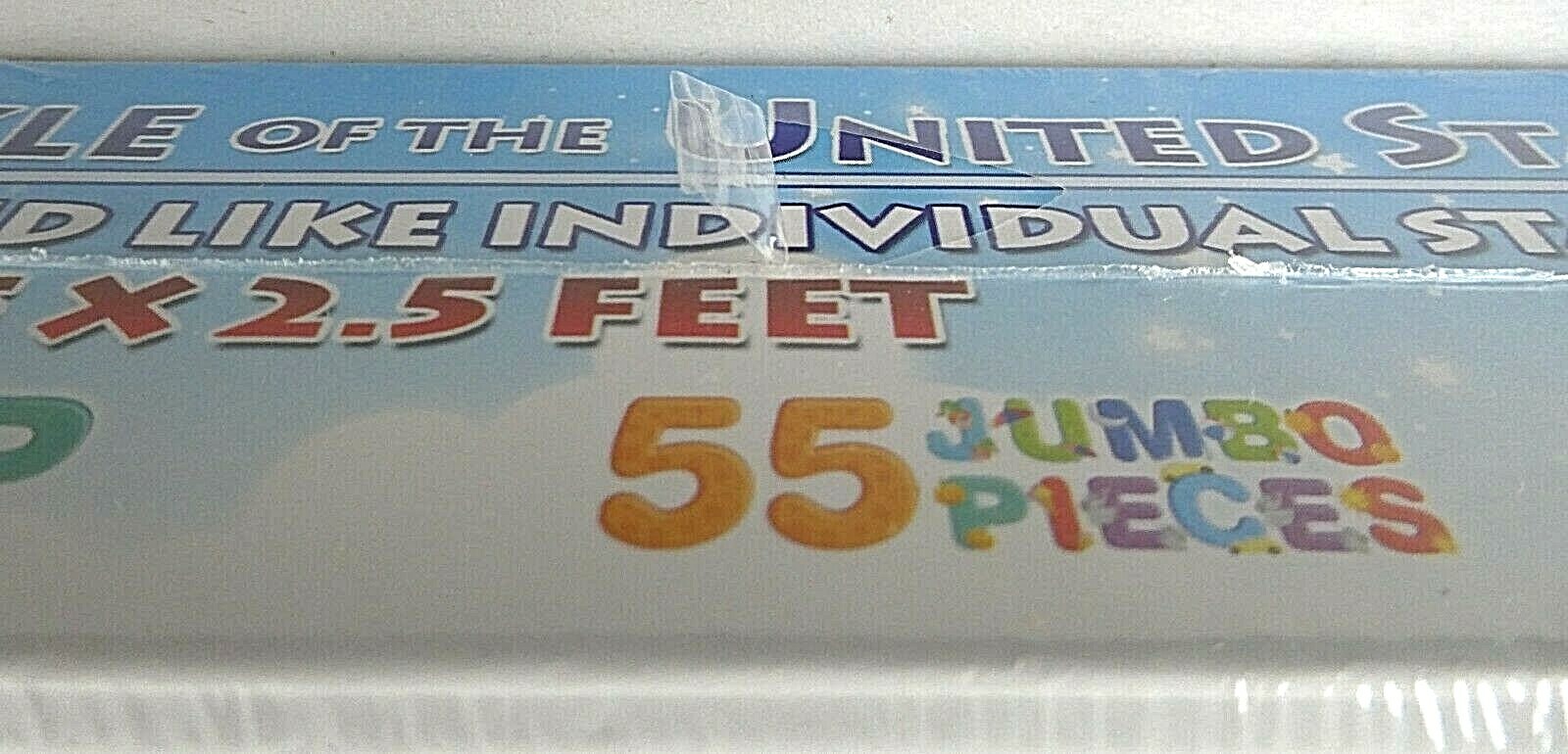 United States Kids Puzzle 55 Jumbo Pieces New in Box