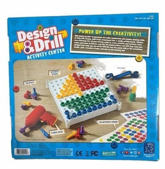 Educational Insights Design & Drill Activity Center Construction Toy