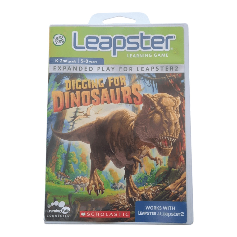 LeapFrog Leapster Learning Game Scholastic Digging for Dinosaurs