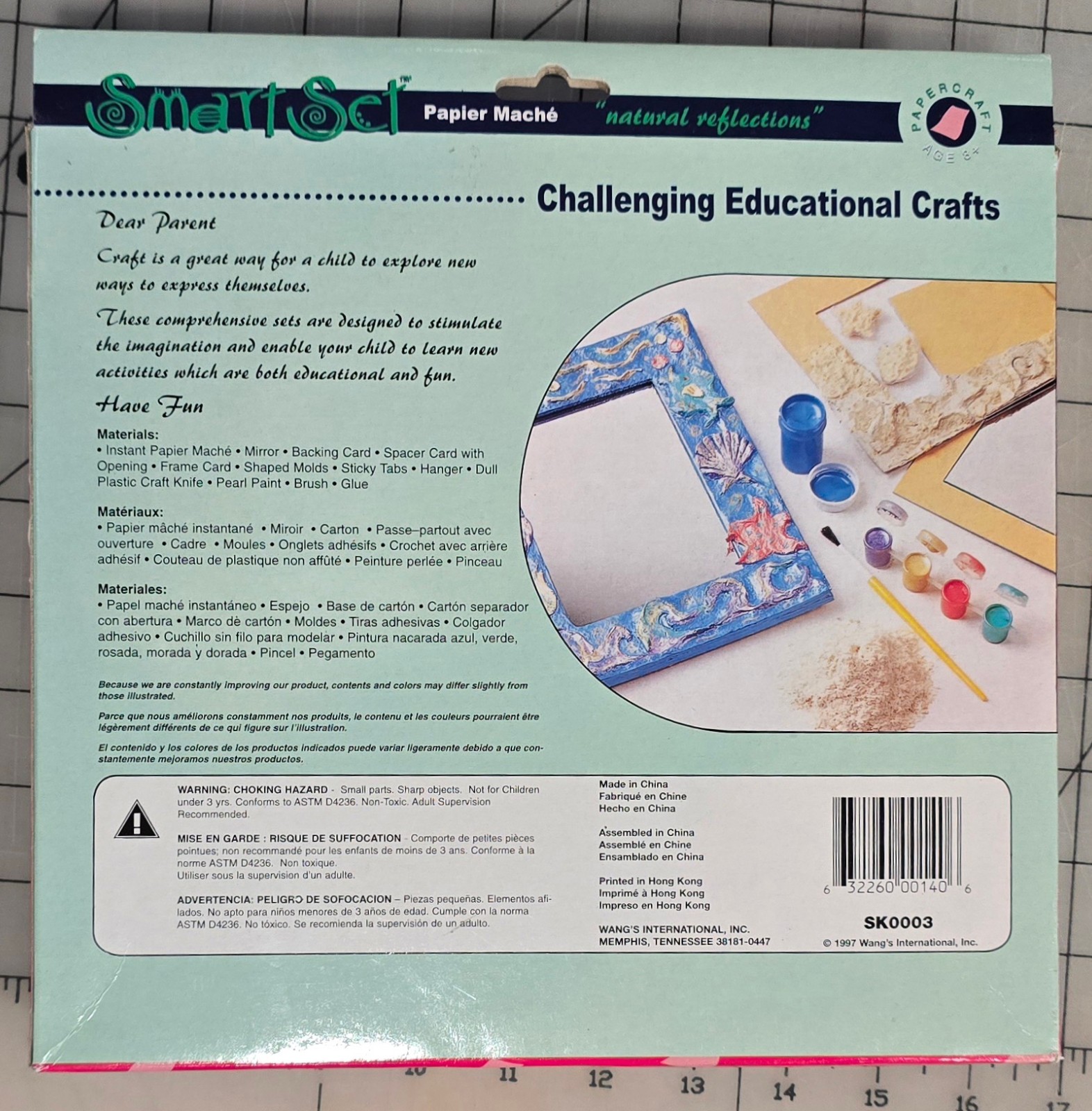 Smart Set Challenging Educational Kids Crafts Papier Mache Natural Reflections