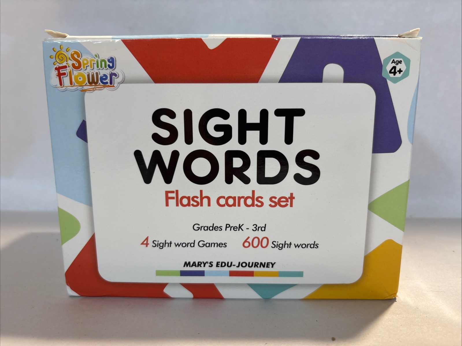 600 Sight Words Flash Cards Set – Grades PreK -3rd Mary’s EDU-Journey
