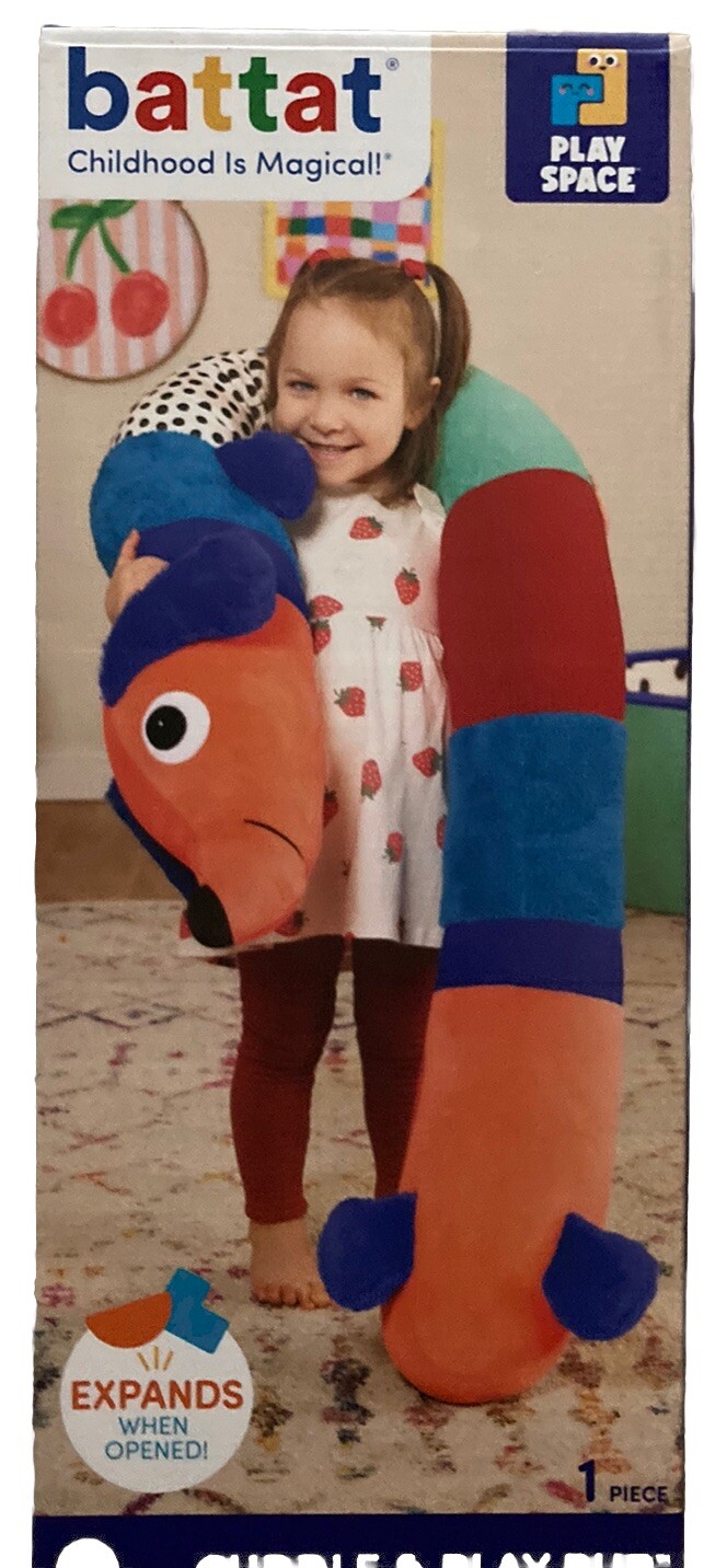 Battat Cuddle & Play Pup 6-FootLong Plush Puppy, Toddler and Preschool Toys 18m+