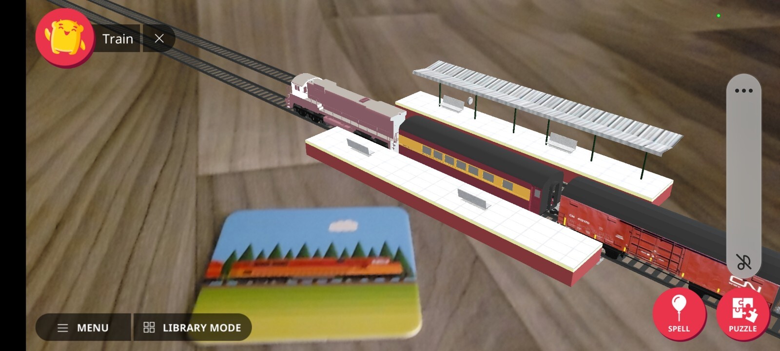 Shifu Travel Innovative Augmented Reality AR Education Game Set 2-6 Vehicle Card