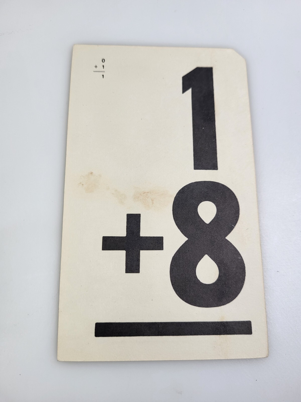 Vintage 1984 Golden Step Ahead Addition Flash Cards