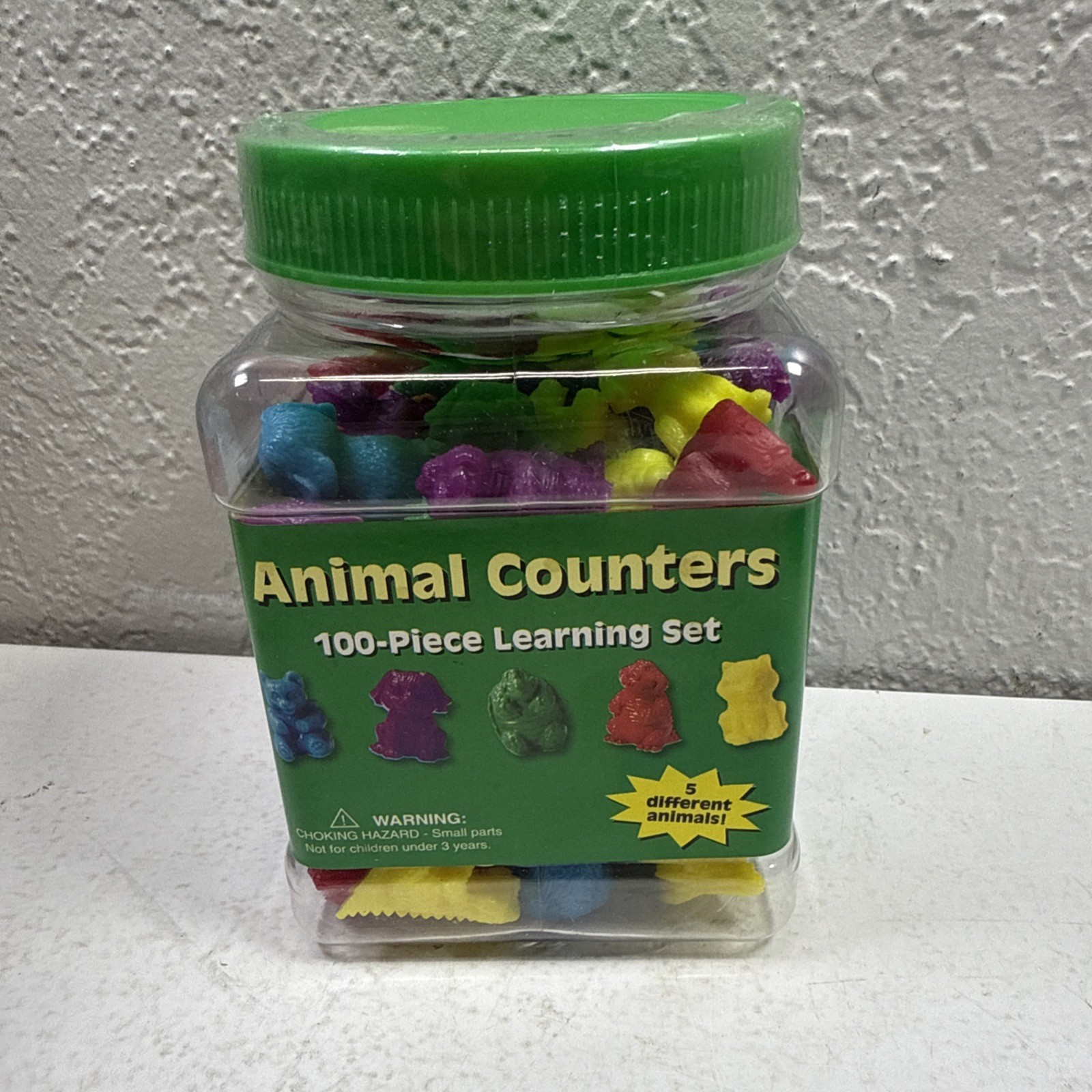 EU867470 – Animal Counters, by Eureka – 100-Piece Learning Set – For Ages 3+