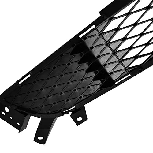 YLT AUTO Front Bumper Cover Lower Grille Cover Replacement Kit Black Guard