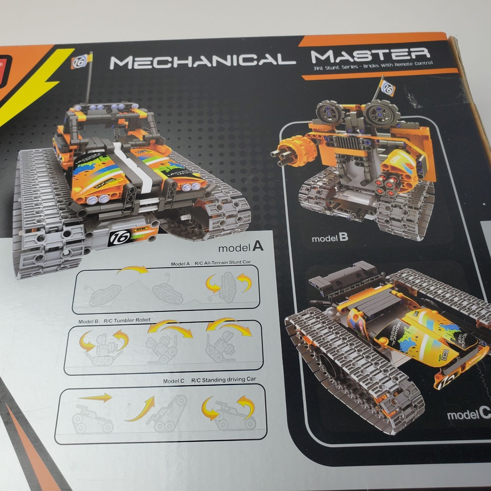 STEM Morwant Mechanical Master R/C 3 in 1 Stunt Series No. 8016 Ages 8+