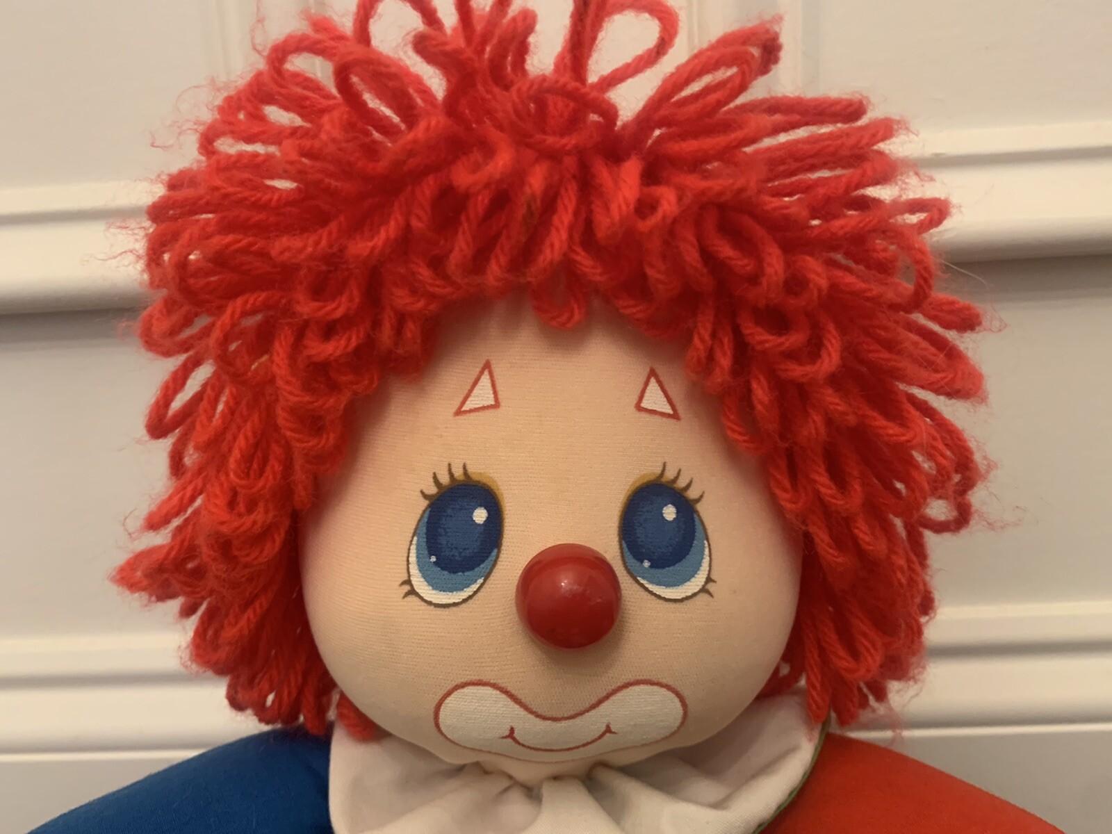 Vintage 1983 American Greetings Amtoy Doll 16” Learn to Dress Clown EUC Vtg 80s