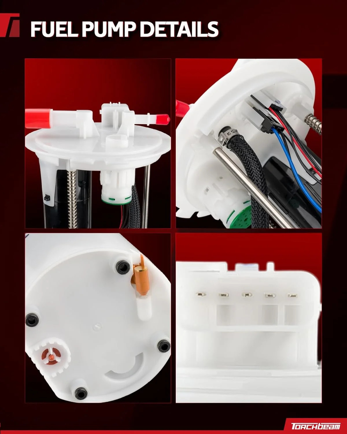 Torchbeam Electric Fuel Pump Module Assembly with Sending Unit Compatible with Q