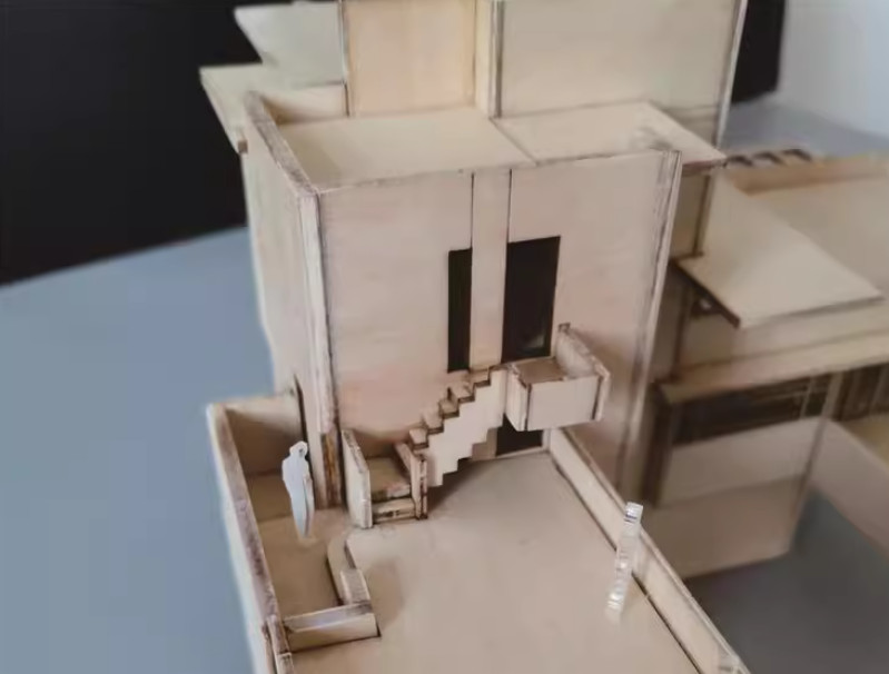 1/75/100 Scale Fallingwater Villa 3D Wooden DIY Building Model Assembly Kits Set