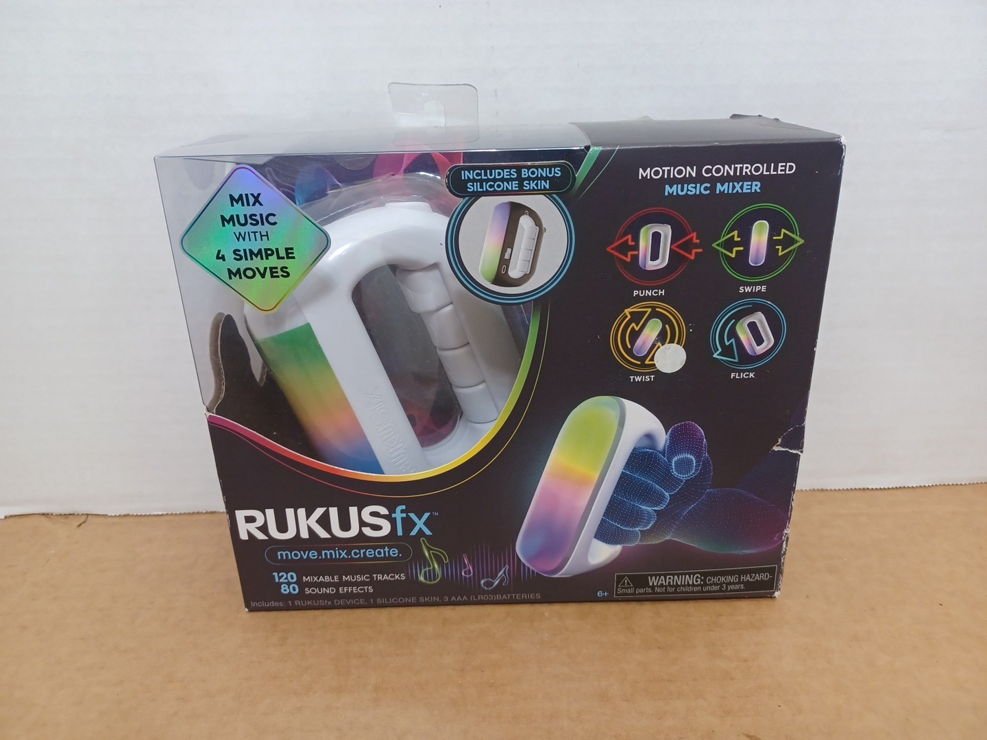 Rukus fx Hand Held Motion Controlled Music Mixer Bonus Silicone Skin