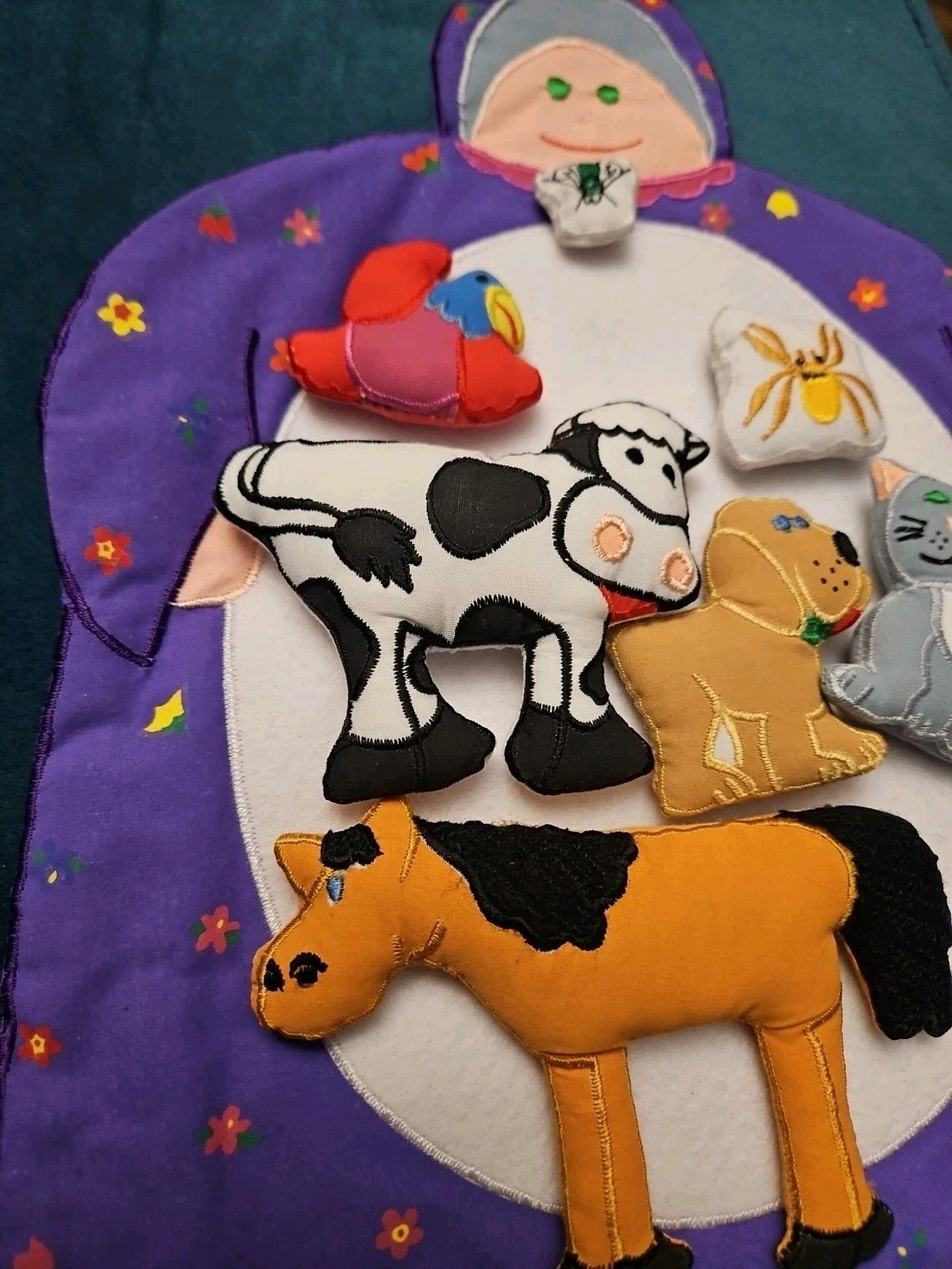 Lakeshore “There was An Old Lady Who Swallowed A Fly” Storytelling Kit Props