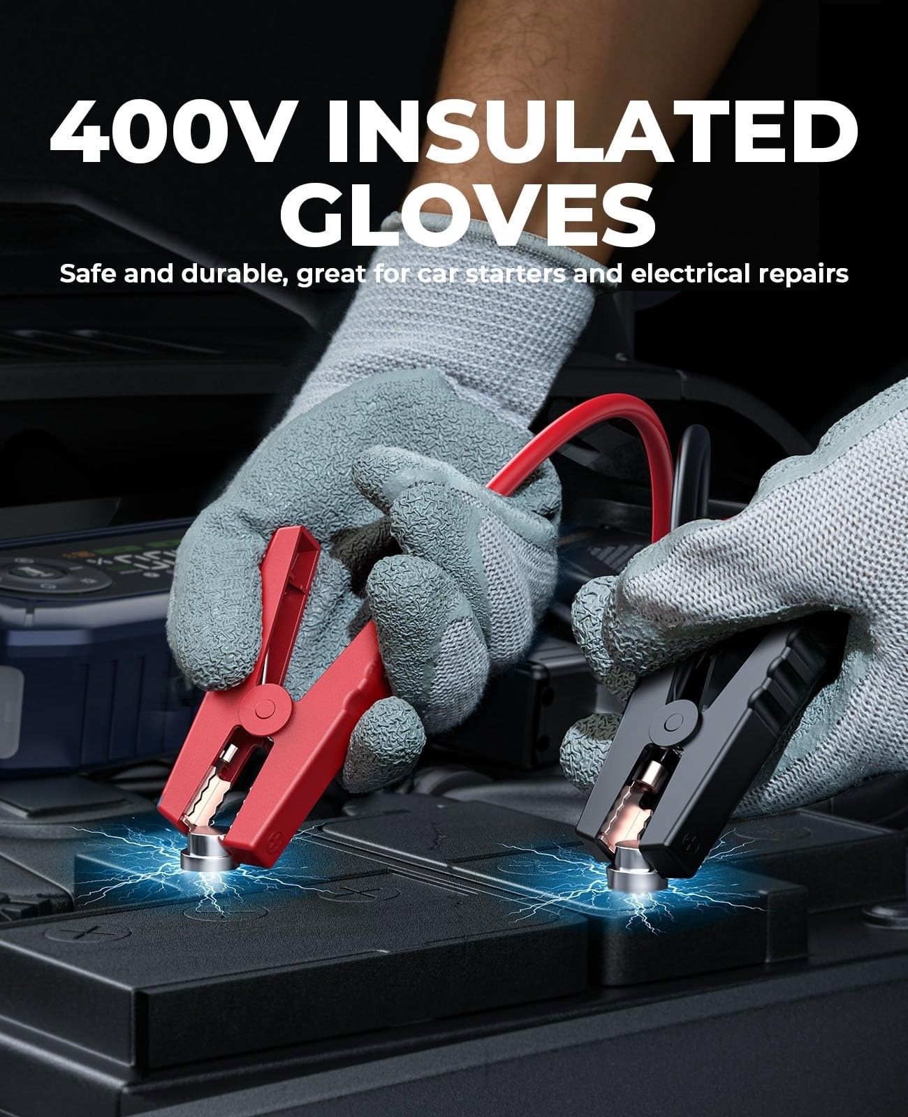 9-in-1 Jump Starter Air Compressor 4500A 150PSI Portable Car Battery Jump NEW US