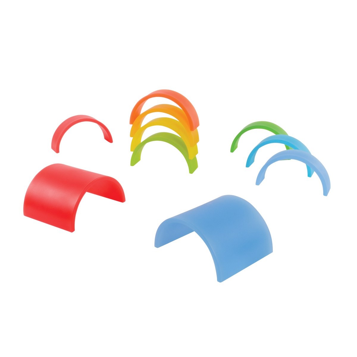 Kaplan Early Learning Discovery Rainbow Arches and Tunnels – 10 Pieces
