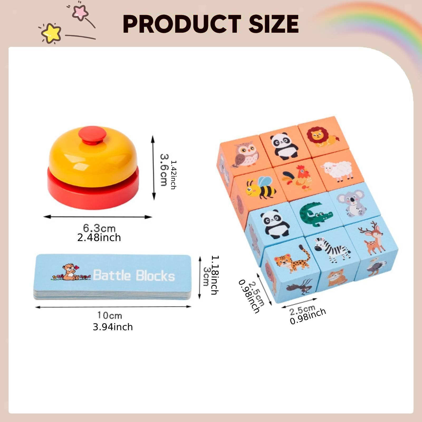 Animal Matching Game Board Game Thinking Training Sorting Battle for Kids Unisex
