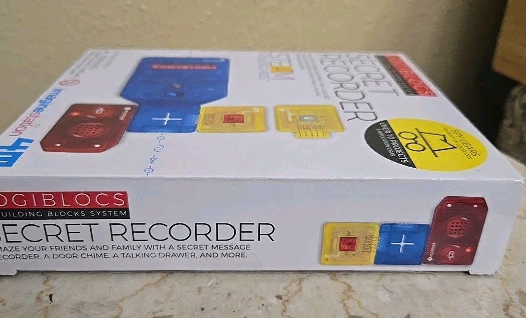 Secret Recorder (Build Over 10 Custom Circuit Systems) New In Sealed Box.