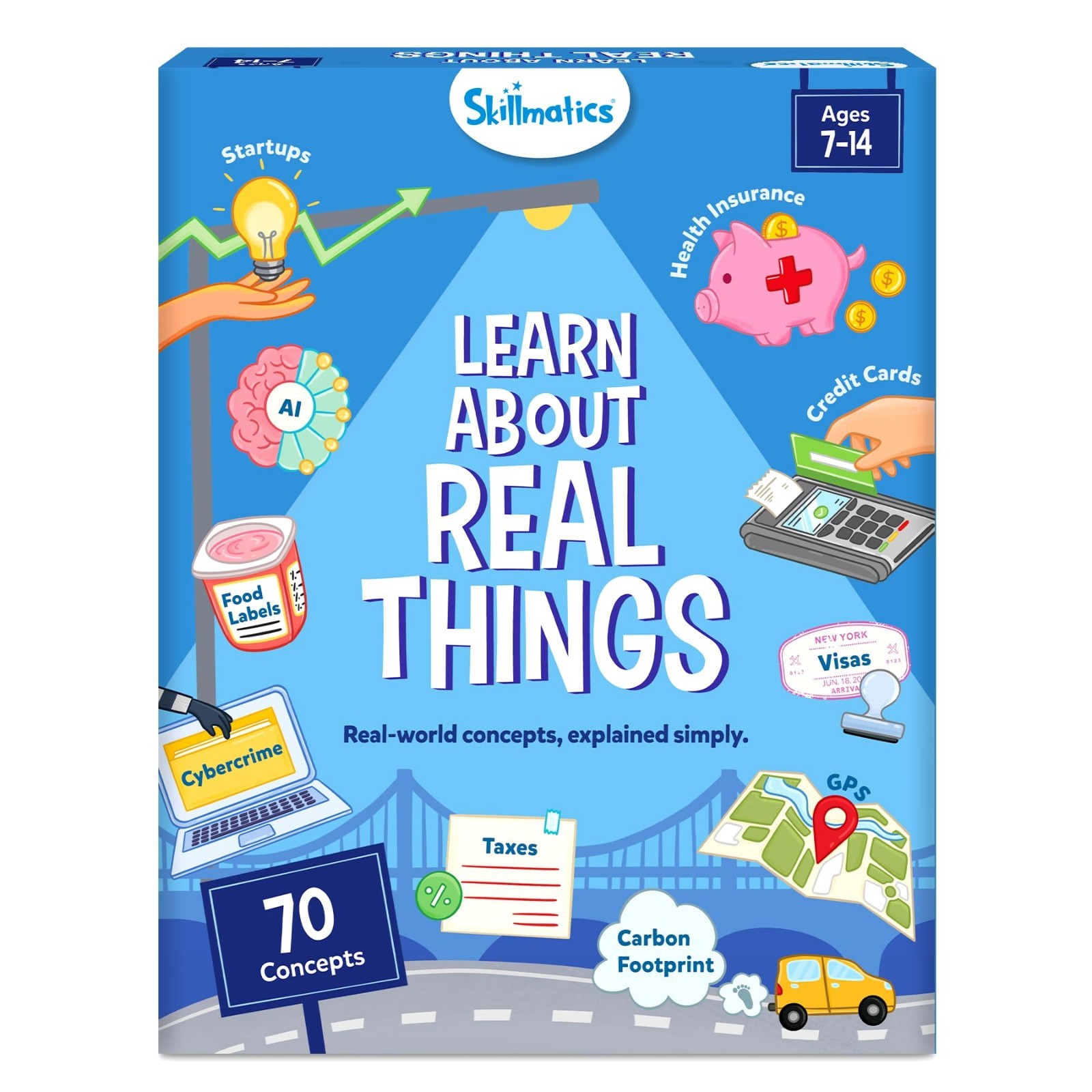 Educational Flashcards for Kids – Money, Taxes & Life Skills, Ages 7-14, Homesch