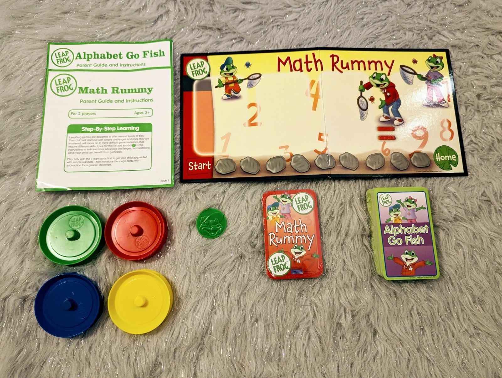 Leapfrog (2006) Learning Games For Homeschool or Classroom Ages 3-6