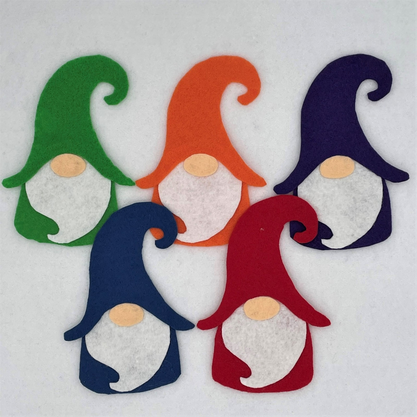  5 Little Garden Gnomes Felt Set – Celebrate Whimsical Woodland Storytelling