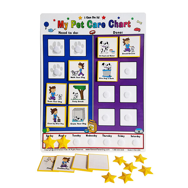 Kenson Kids I Can Do It! Dog Care Chart Kid Inspired & Illustrated