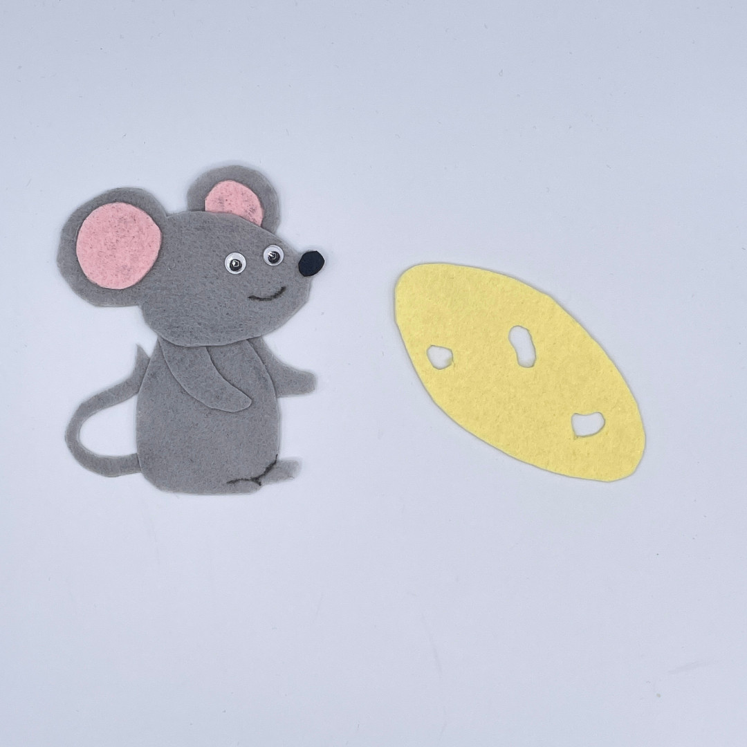 Mouse Shapes Felt Set | Storytelling and Shape Recognition Fun