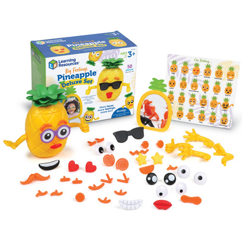Learning Resources Big Feelings Pineapple Deluxe Set 50 Pieces Ages 3+ SEL Toy