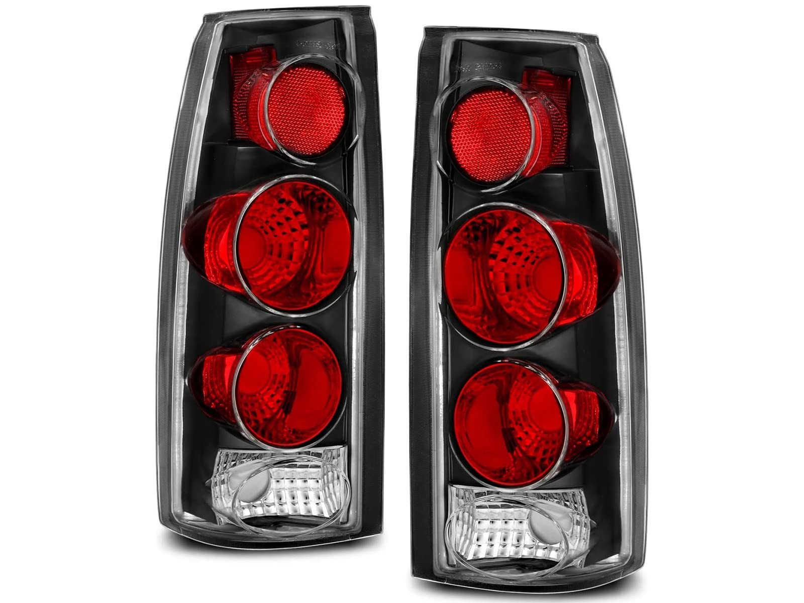 AmeriLite for Chevy GMC [C/K Truck Silverado Sierra Euro Style, Black