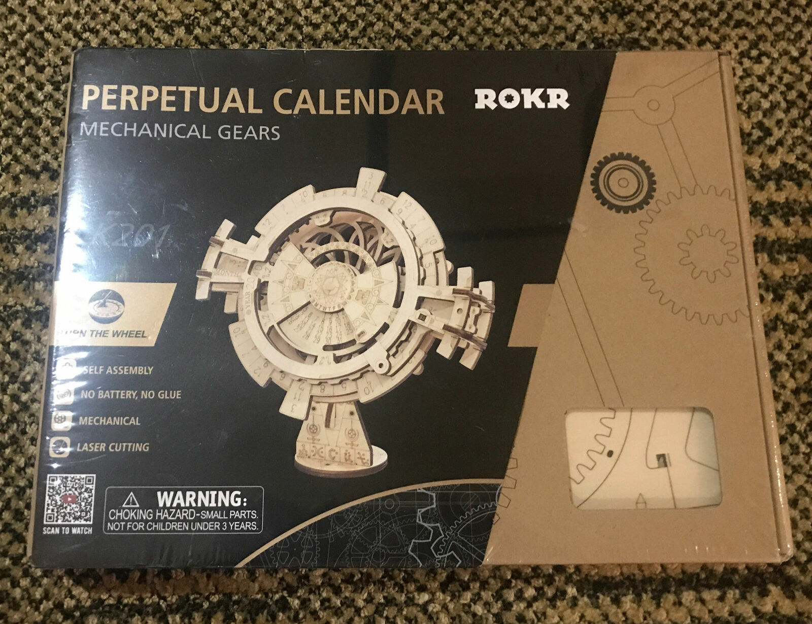 Perpetual Calendar Mechanical Gears ROKR LK201