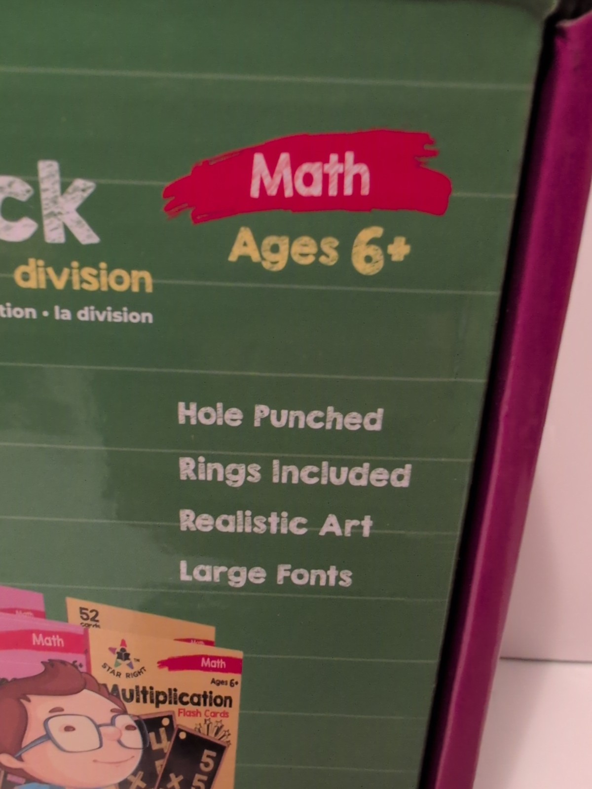 Star Right Math Flash Cards Set Addition Subtraction Division Multiplication3188