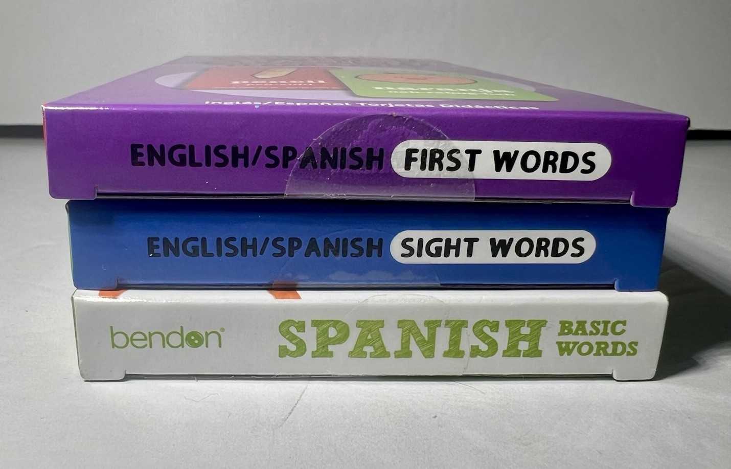 English and Spanish Flash Cards First Words Sight Words Spanish Basic Words