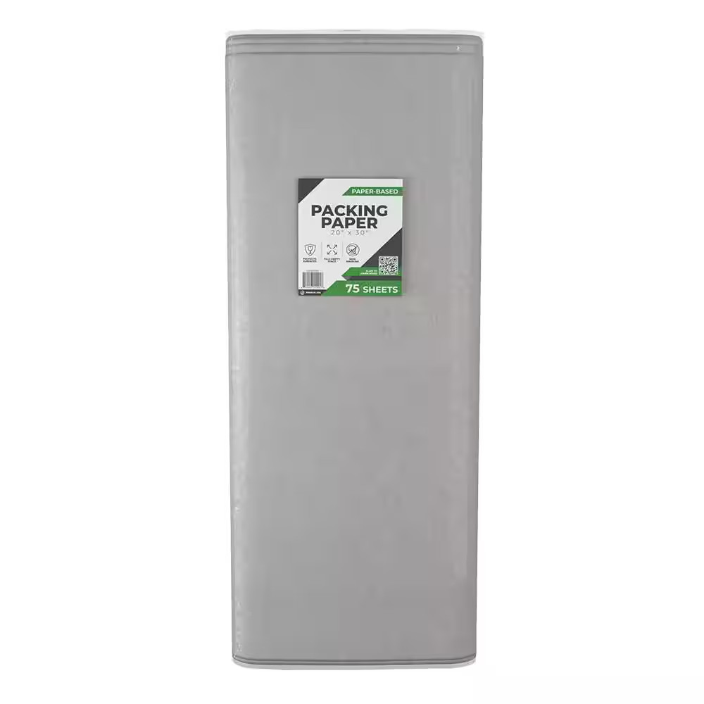 1.8 Ft. X 30 In. 100% Recycled Packing Paper (200-Sheets) (2-Pack)