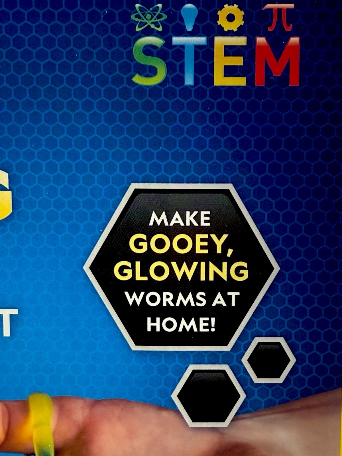 National Geographic STEM GLOW IN DARK Slime Lab~ Amazing Worms Chemistry Kit LOT