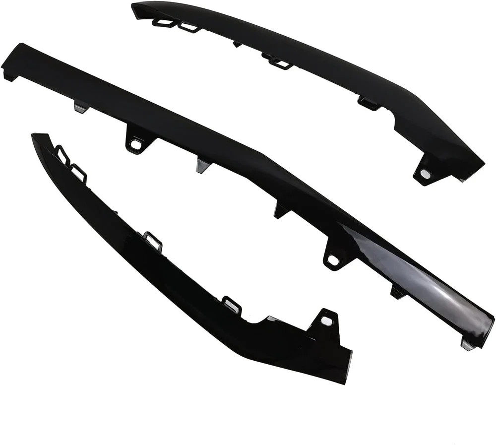 3 X Front Bumper Cover Lower Grille Trim Molding fit for 2014-2016 Mercedes E…