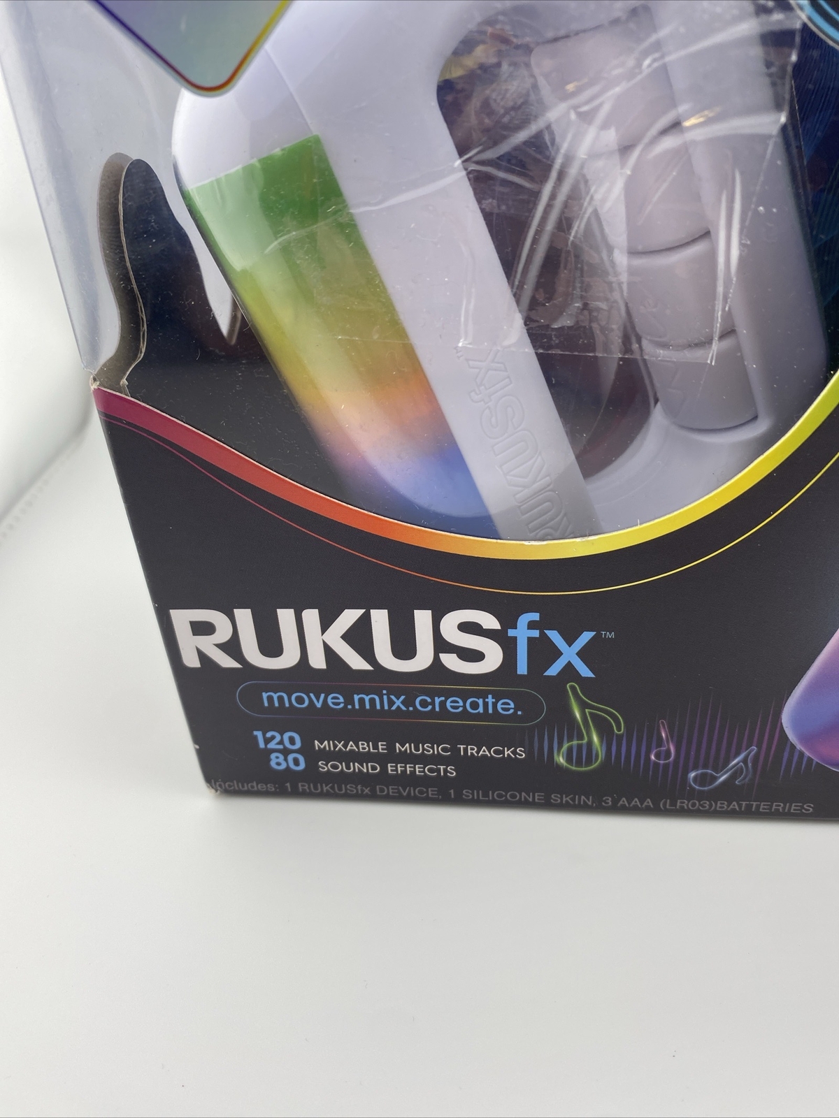 New RUKUSfx Motion Controlled Music Mixer 120 Tracks 80 Sound Effects Just Play