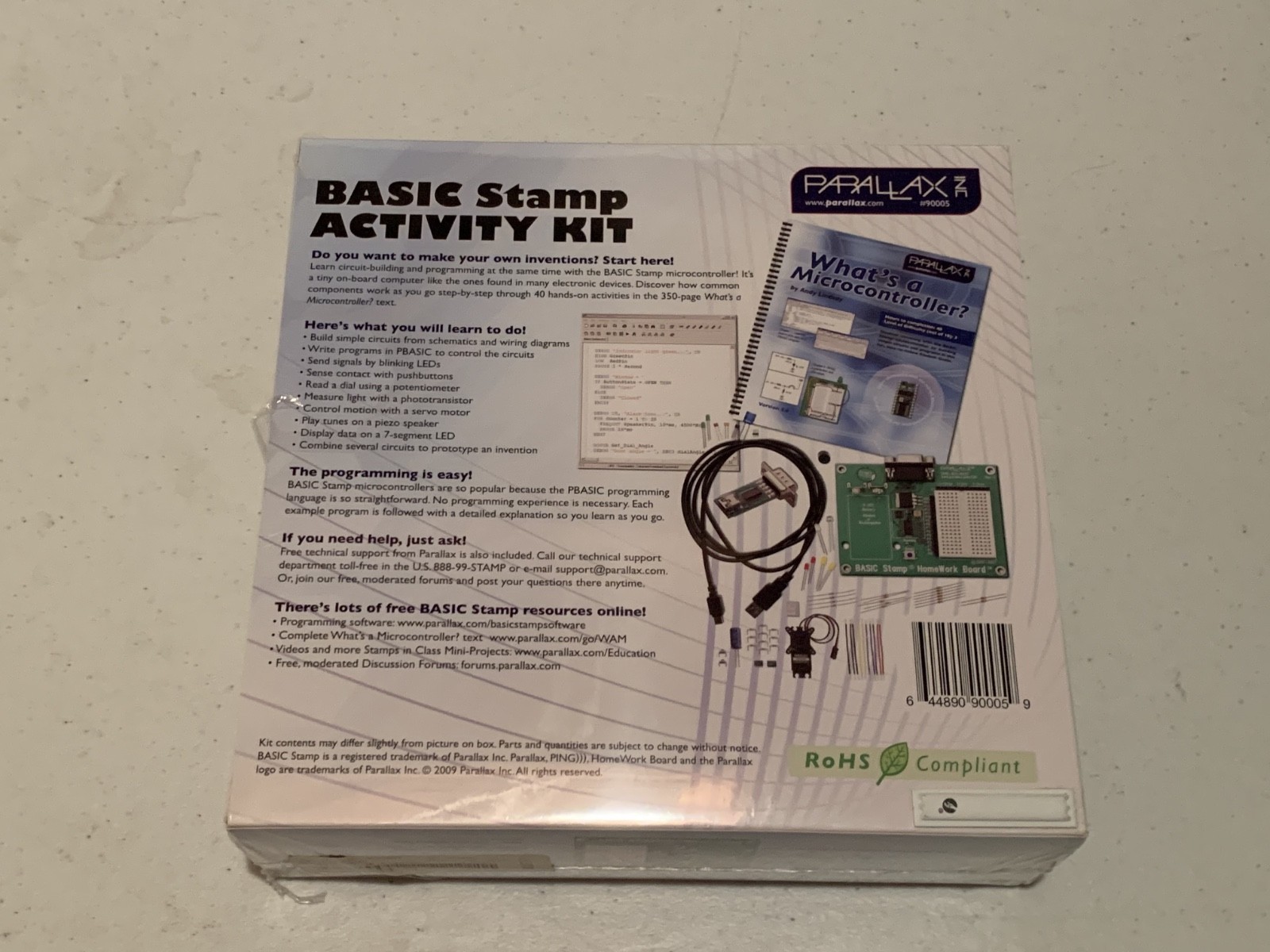 Parallax Basic Stamp Activity Kit : STEM Education – Never Been Opened