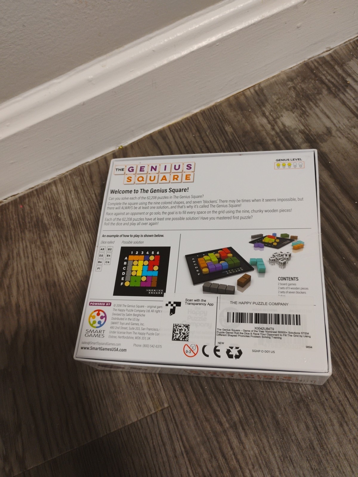 The Genius Square – STEM Puzzle Game! Game of the Year Nominee! 62208 Solutions