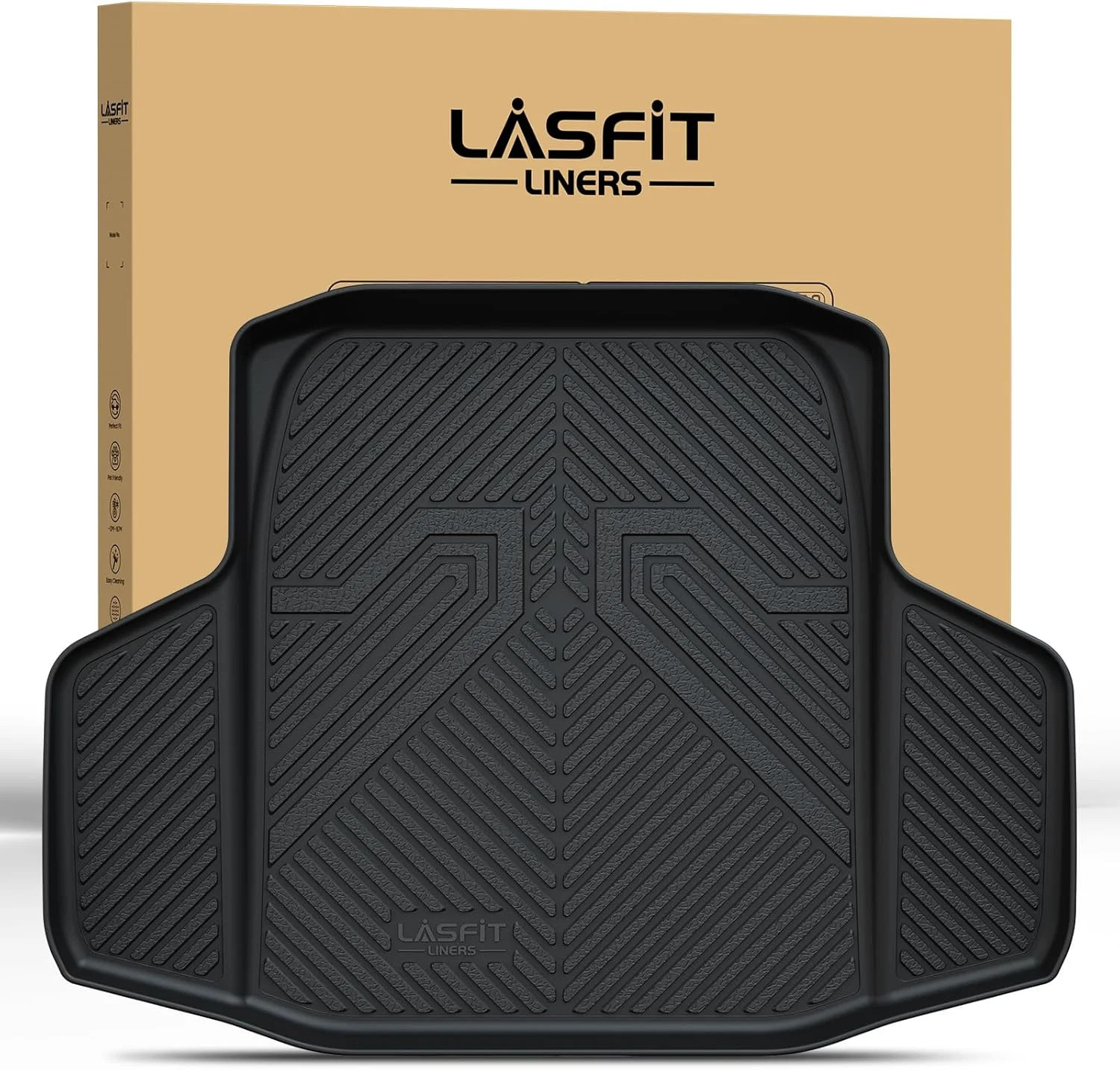 LASFIT Trunk Mat for Honda Accord Seden 2026 2025 2024 2023 2022 2021 2020 2019