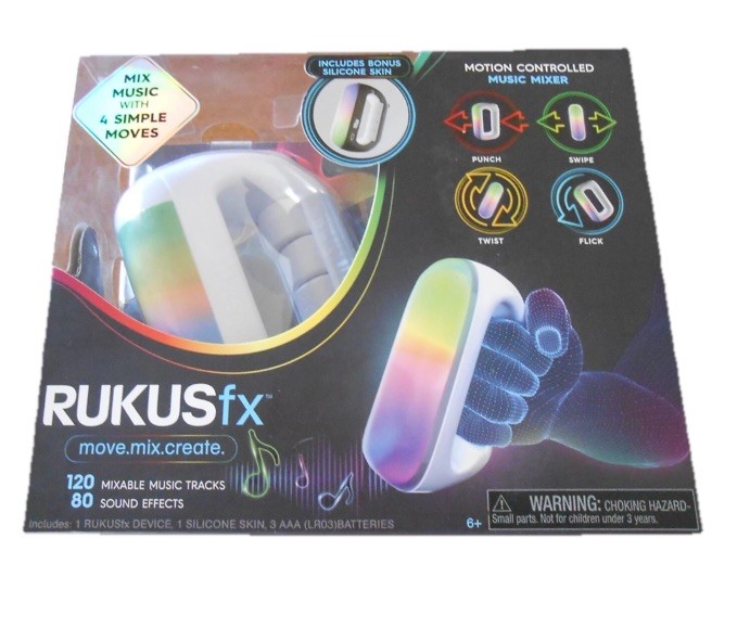 RUKUS fx Handheld Motion Controlled Electronic Music Mixer By Just Play