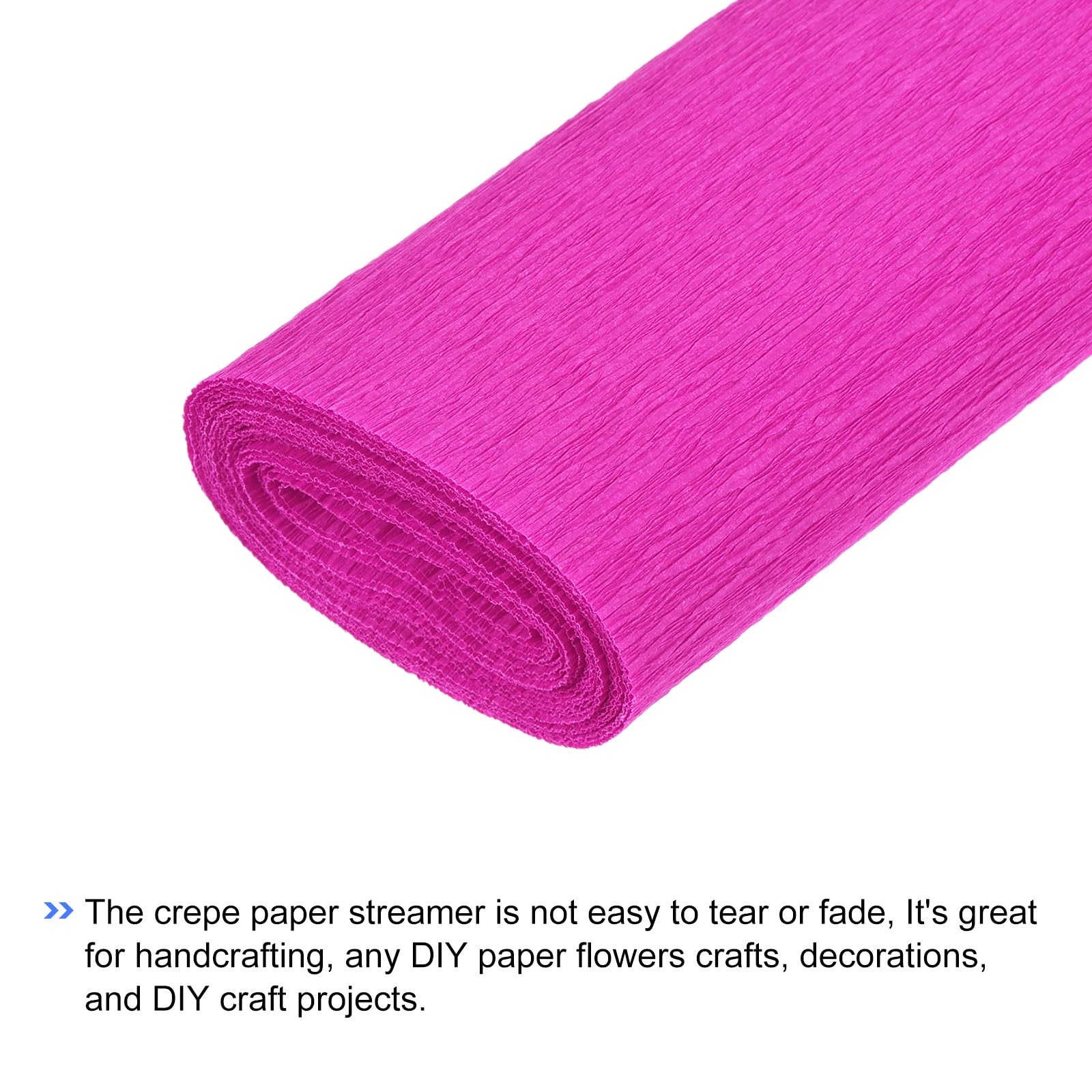 MECCANIXITY Crepe Paper Roll 7.5ft Long 20 Inch Wide x 20 Inch, Peach