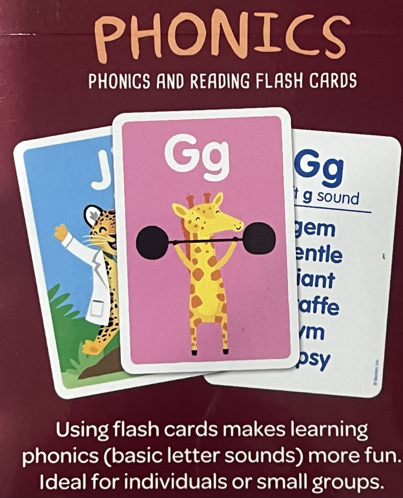Phonics And Reading Flash Cards By Bendon (Ages 3+, 4+) Set Of 3 NEW