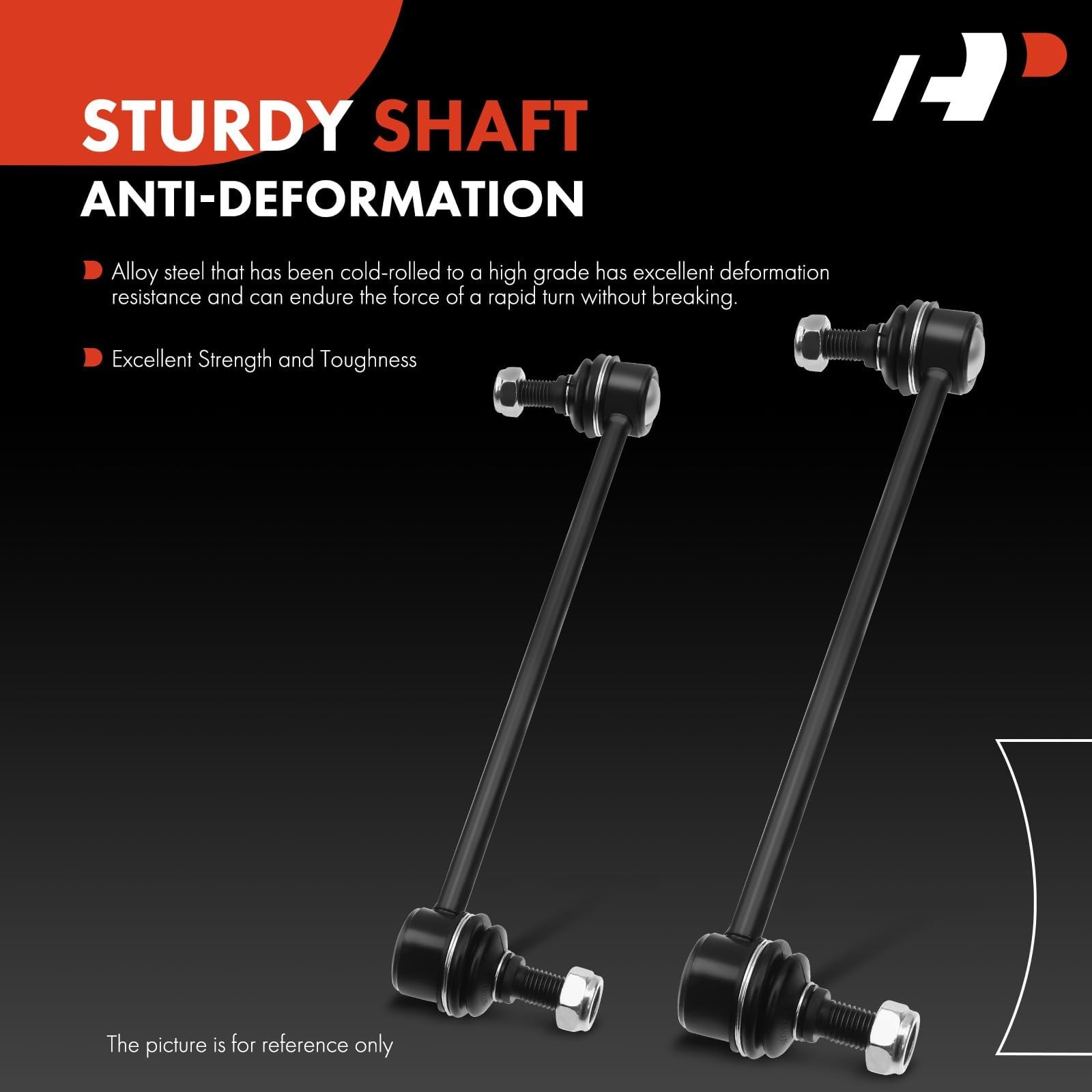 A-Premium 2Pcs Front Sway Bar Links Stabilizer Bar Links, Compatible with Toyota