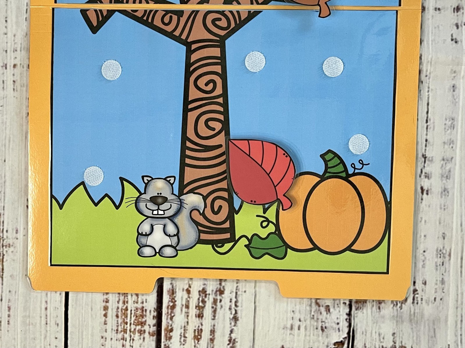 Errorless Learning File Folder Game Falling Leaves Special Education Autism Fall