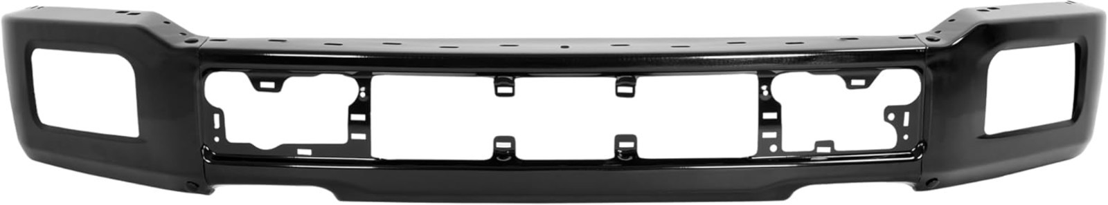 18-20 Ford F150 Front Bumper Face Bar w/ Fog Light Hole Impact Bar Chrome