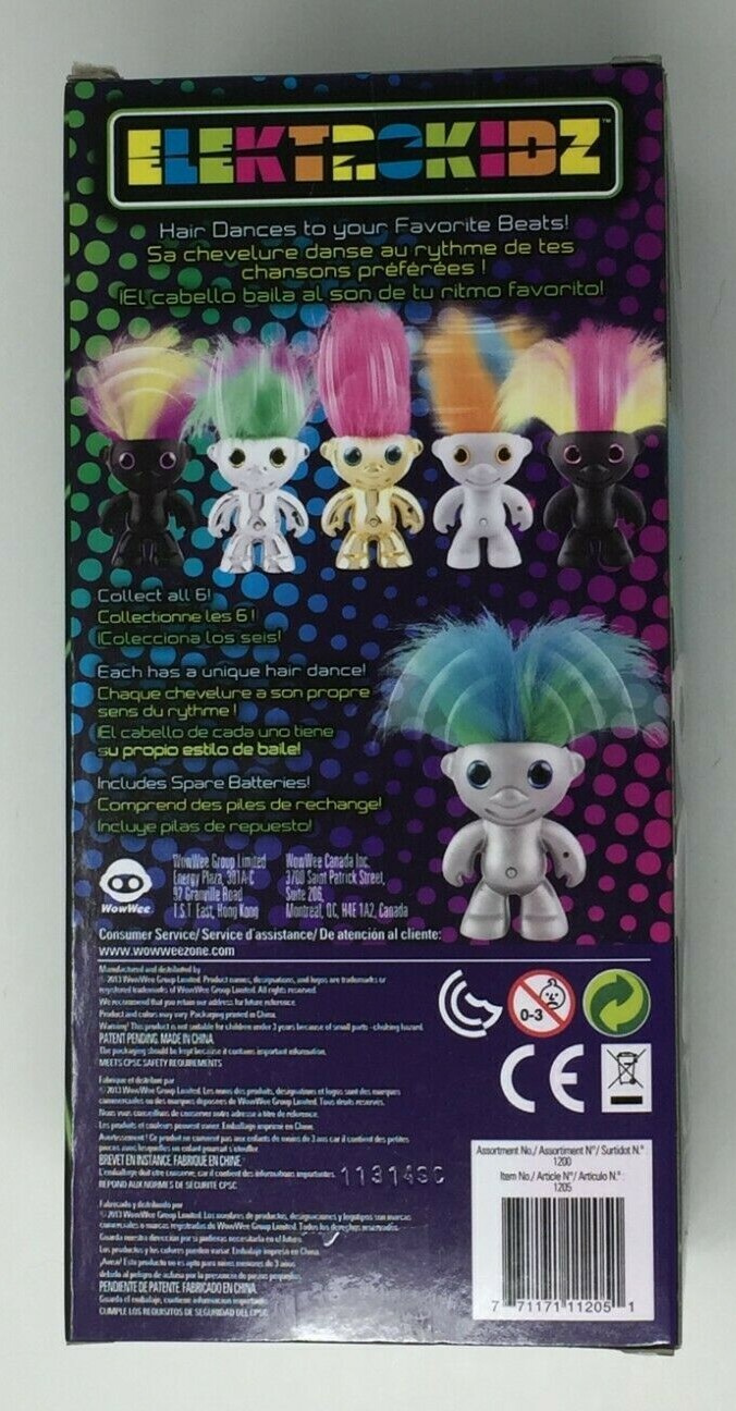 WowWee ElectroKidz Dancing Troll Silver
