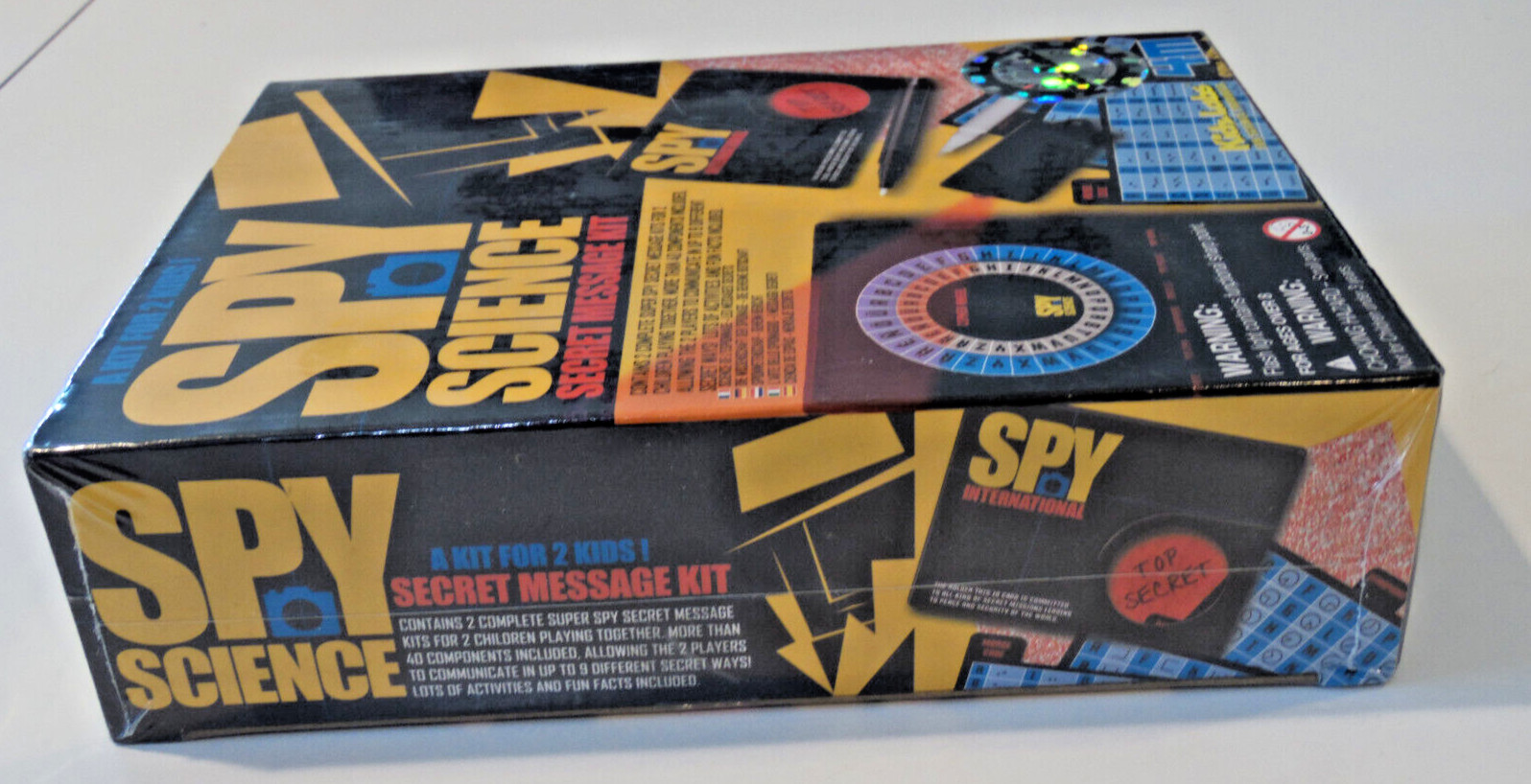 Spy Science Secret Spy Message Kit for 2 children playing together Code Decode