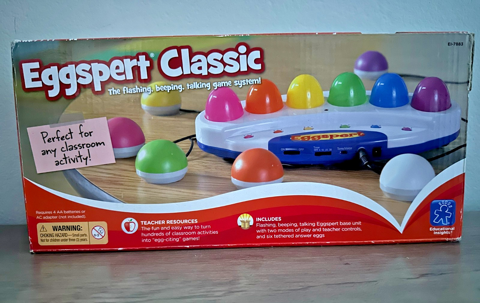Eggspert Classic Educational Insights Classroom Buzzer Game- Complete TESTED!