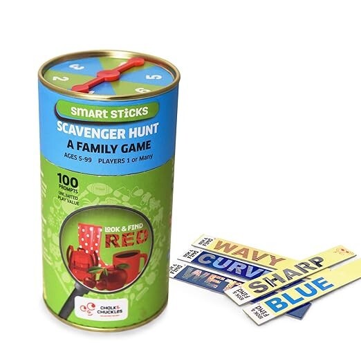 Smart Sticks Scavenger Hunt Family Game for Kids Educational Indoor Outdoor Fun